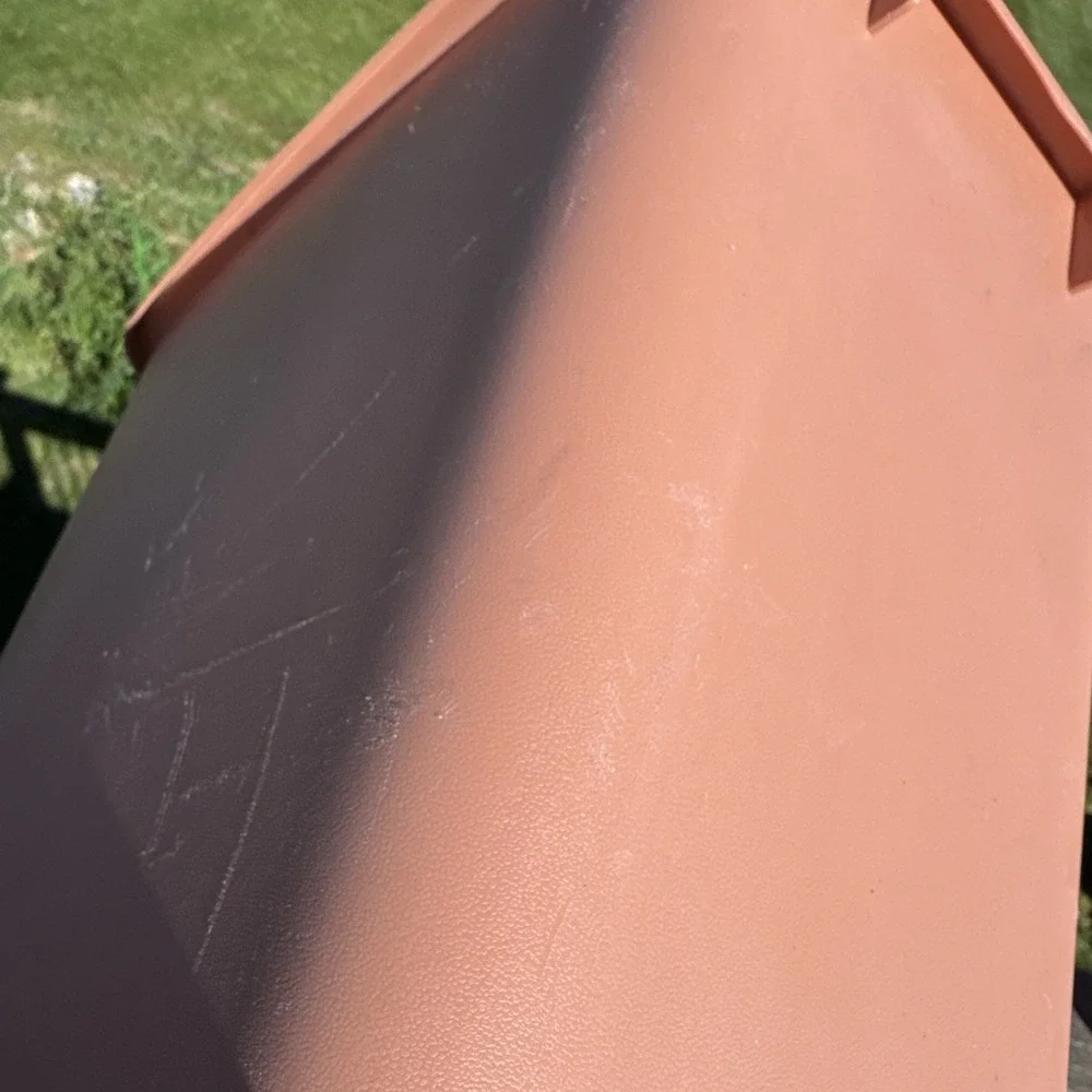 Rubbermaid Pink Plastic Rectangular Kitchen Wastebasket Trashcan #2845 Vtg 15